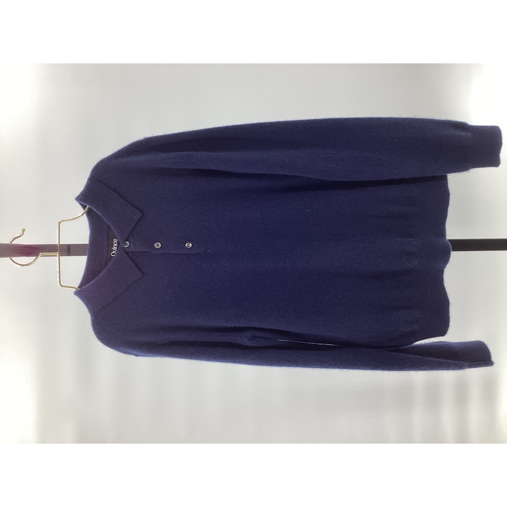 Quince Men's Mongolian Cashmere Sweater  Blue M